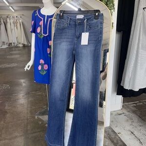 Cello Women's Boot Cut Jeans in Classic Blue